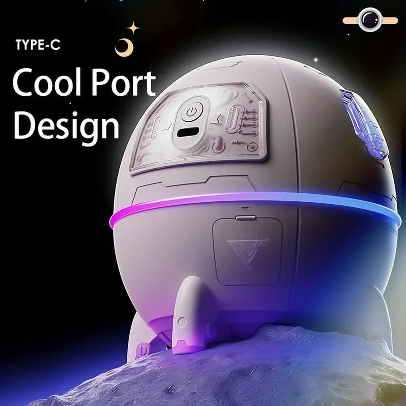 Astronaut Humidifier with Space Capsule Design