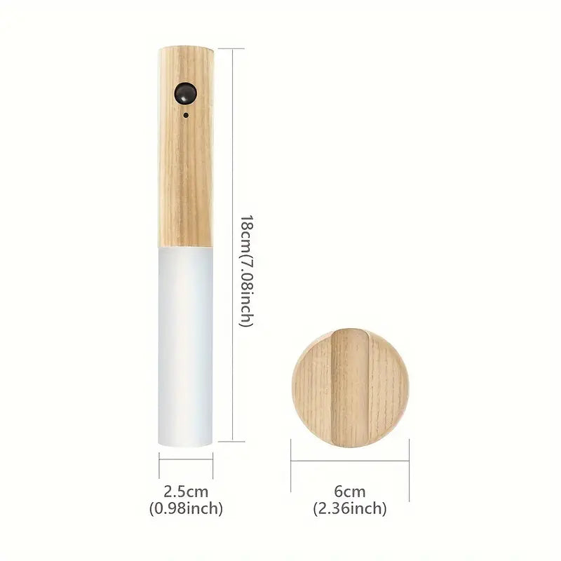 Auto Motion Sensor & Magnetic Wooden Light